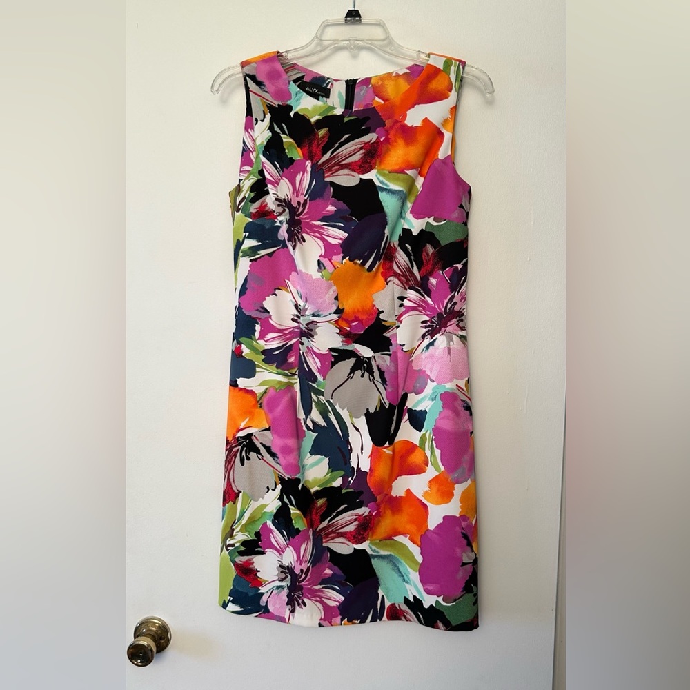 Woman’s Alyx A-line dress, multi colored, size medium